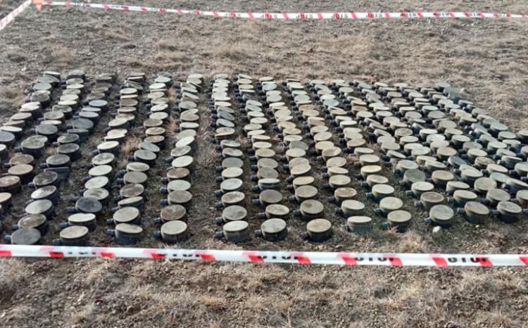 Armenian-made anti-personnel mines were neutralized in the direction of the Saribaba high ground 
