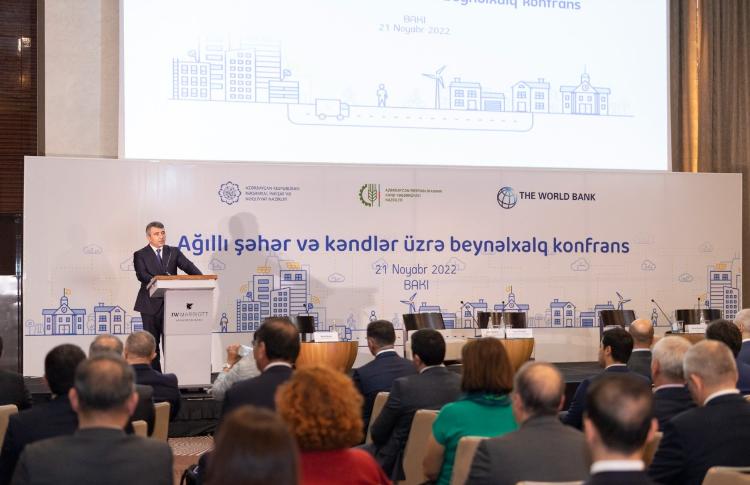 Şəhərlərin və kənd yerlərinin inkişafına innovativ yanaşma: "ağıllı şəhər və kəndlər" mövzusunda beynəlxalq konfrans keçirilib 