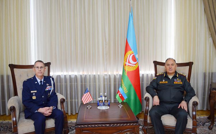 The Chief of the General Staff of the Azerbaijan Army met with the US military attaché 