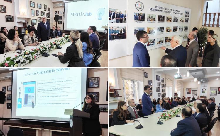 MEDİA Agentliyi ilə Azərbaycan Dillər Universiteti arasında görüş keçirilib 