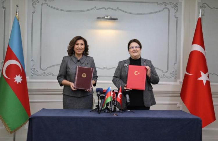 Azərbaycan və Türkiyə arasında ailə, qadın və uşaq məsələləri ilə bağlı Fəaliyyət Planı imzalanıb 