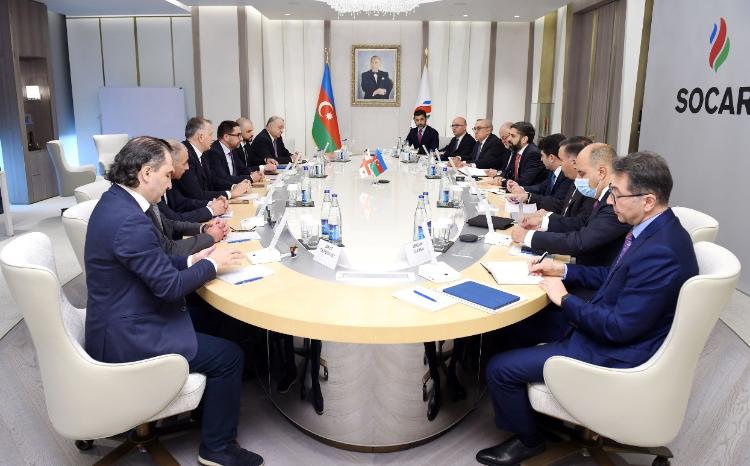 SOCAR-ın prezidenti Gürcüstanın Neft və Qaz Korporasiyasının baş direktoru ilə görüşüb 