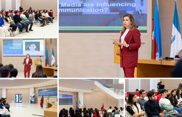 "Rəqəmsal media və kommunikasiya" mövzusunda "MEDİA talks" açıq seminarı keçirilib 
