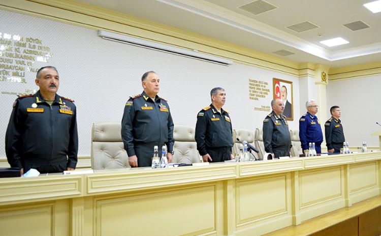 An official meeting was held in the Ministry of Defense 