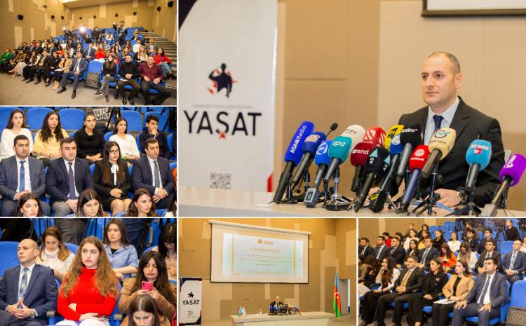 "YAŞAT" Fondunun 2 illik fəaliyyətinə dair mətbuat konfransı təşkil olunub 