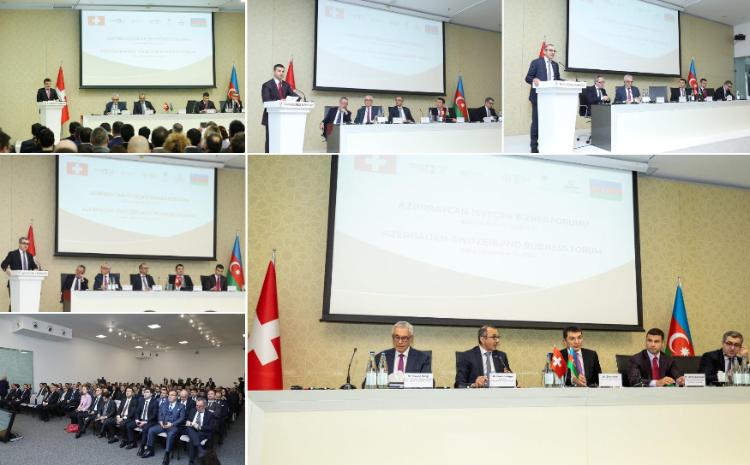 Azərbaycan-İsveçrə biznes forumu keçirilib 