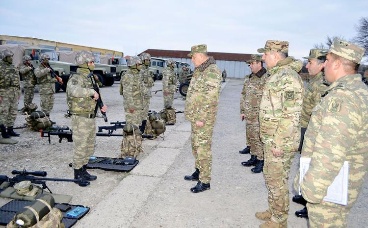 The Chief of the General Staff checked the combat training of several military units 