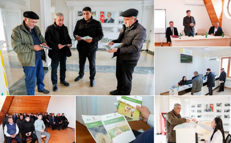 Payızlıq əkinlərin bəyanı ilə bağlı bölgələrdə məlumatlandırma sessiyaları keçirilir 