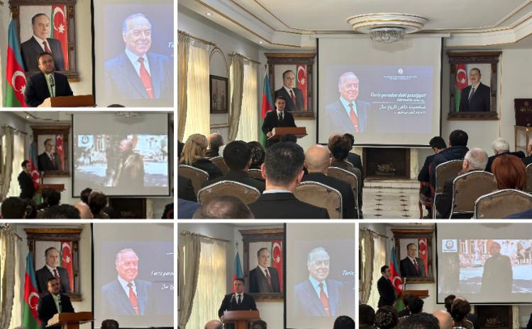Tehranda Ulu öndər Heydər Əliyevin anım mərasimi keçirilib 