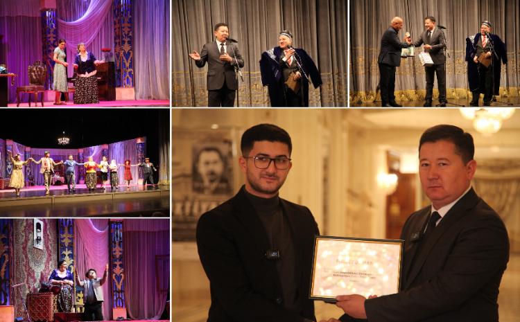 Azərbaycan Respublikası Mədəniyyət Nazirliyi Özbək teatrını mükafatlandırdı 