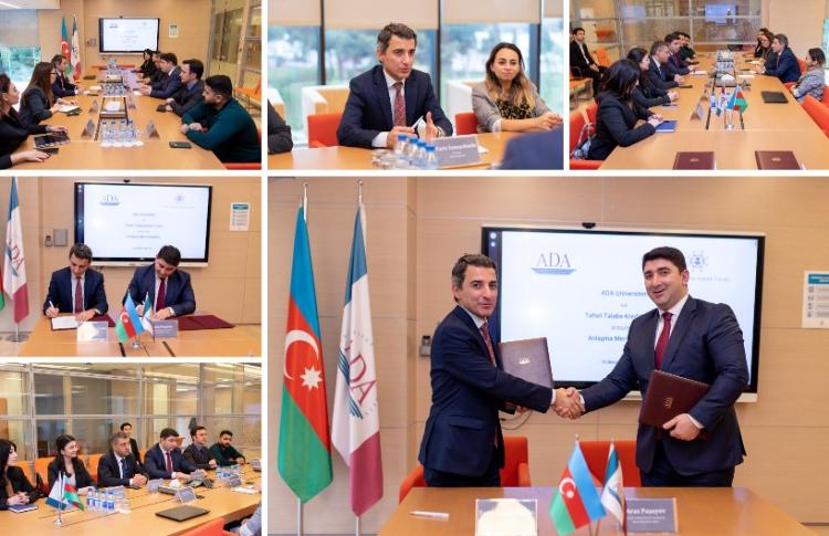 Təhsil Tələbə Krediti Fondu ilə ADA Universiteti  arasında Memorandum aktı imzalanıb 