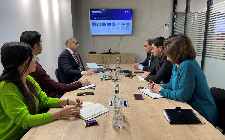 "Siemens Energy" şirkətinin nümayəndəsi ilə görüş keçirilib 