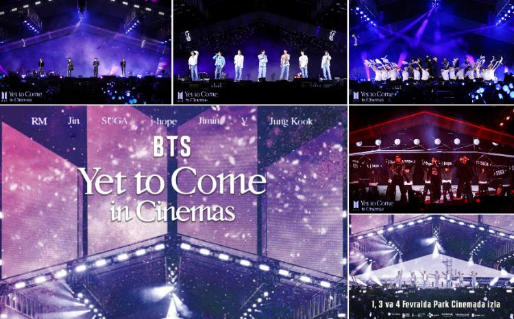 «BTS: YET TO COME IN CINEMAS» В кинотеатрах «Park Cinema» с 1 февраля 