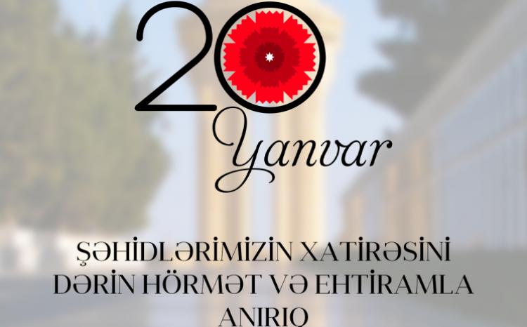 Mədəniyyət Nazirliyinin kollektivi 20 Yanvar şəhidlərinin xatirəsini yad edib 