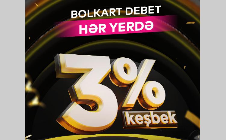 Bolkart debet kartlarının şərtləri yeniləndi: HƏR YERDƏ 3% KEŞBEK! - VİDEO
