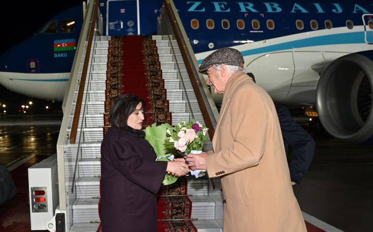 Сагиба Гафарова прибыла в Российскую Федерацию с официальным визитом 