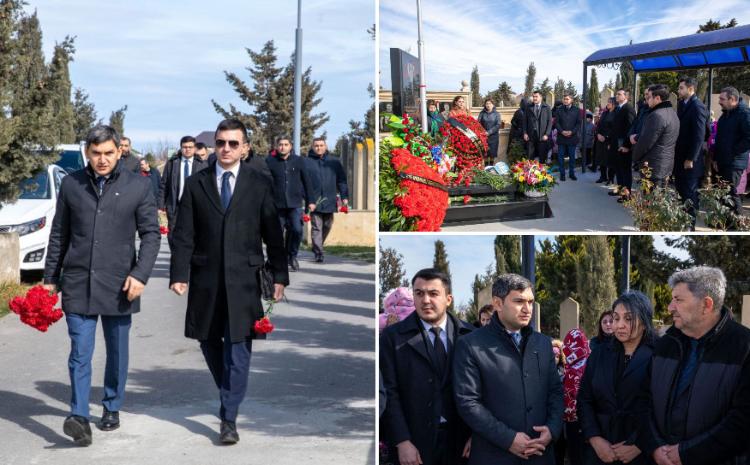 Коллектив ЗАО «AzerGold» почтил память шехида Мухтара Гасымлы в день его 30-летия 
