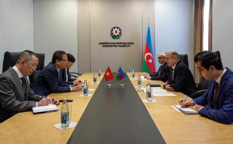 Energetika naziri Vyetnamın ölkəmizdəki səfirini qəbul edib 