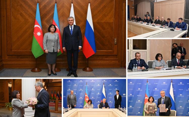 Сагиба Гафарова встретилась с главой Госдумы Российской Федерации 