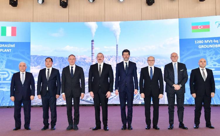 İlham Əliyev müstəqillik dövrünün ən böyük İstilik Elektrik Stansiyasının təməlqoyma mərasimində iştirak edib 