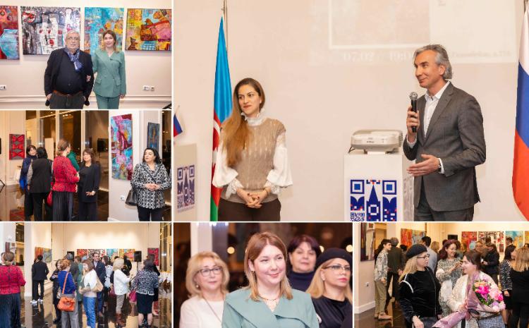 В Русском доме в Баку открылась выставка картин Дианы Алиевой 