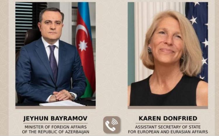 Nazir Blinkenin köməkçisi ilə Laçın yolunu müzakirə etdi 