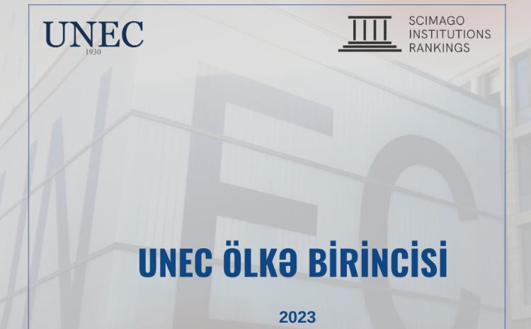 По рейтингу SCimago UNEC первый в Азербайджане! 