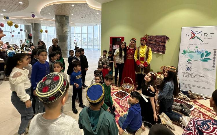 Port of Baku organizes a festive event for children living in Alat settlement on the occasion of Novruz holiday 