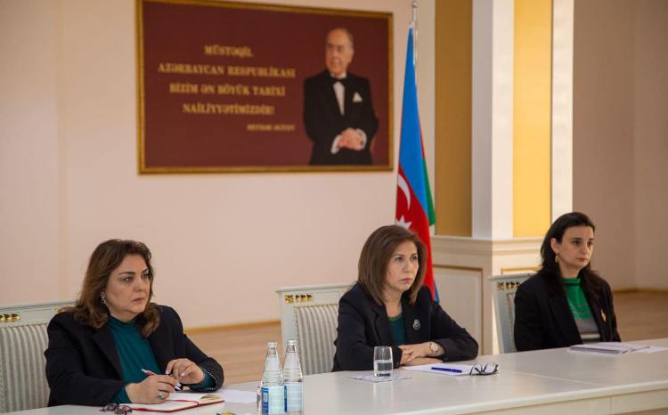 Dövlət Komitəsinin sədri Bahar Muradova Salyan rayonunda vətəndaşları qəbul edib 