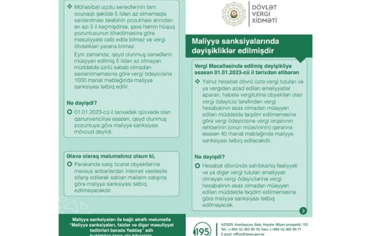 Dövlət Vergi Xidmətində maarifləndirici bukletlər hazırlanıb 
