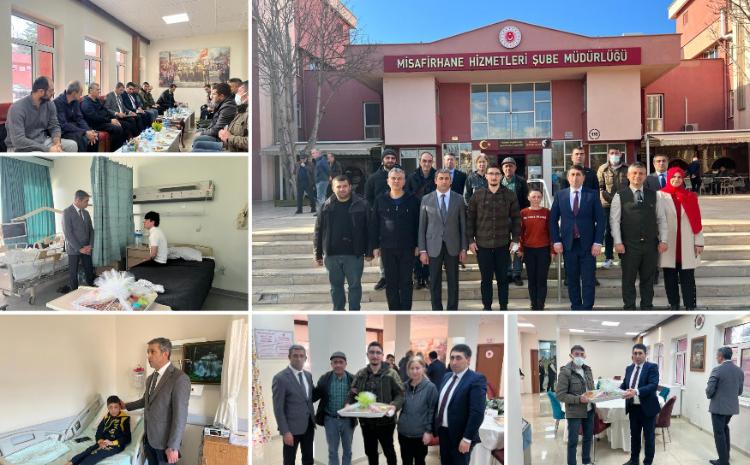 Səfirlik əməkdaşları Türkiyədə müalicə alan müharibə iştirakçılarını, hərbçiləri ziyarət edib 