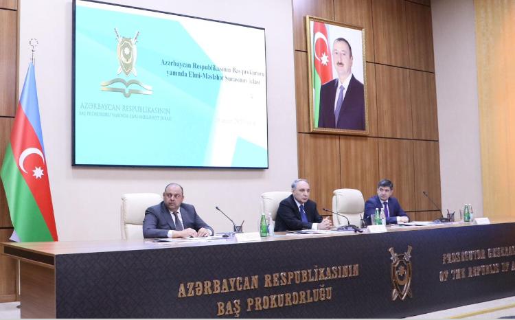 Baş prokuror yanında Elmi-Məsləhət Şurasının növbəti iclası keçirilib 