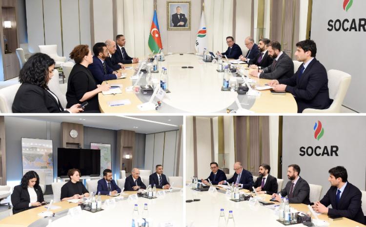 SOCAR prezidenti İslam İnkişaf Bankı qrupunun prezidenti ilə görüşüb 