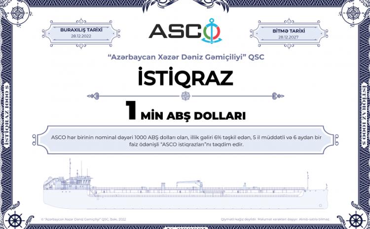 "ASCO istiqrazları"na abunə yazılışı uğurla başa çatıb 