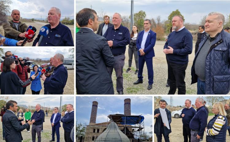 British Delegation Visit Town of Aghdam 