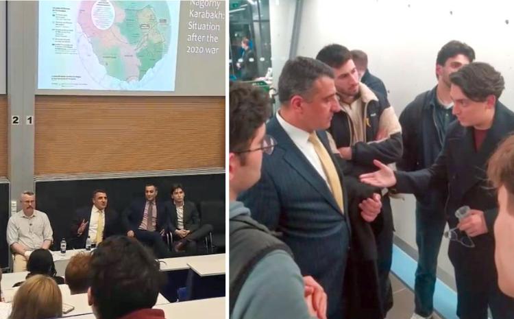 Посол Армении столкнулся с решительным протестом нашей молодежи в Лондоне 