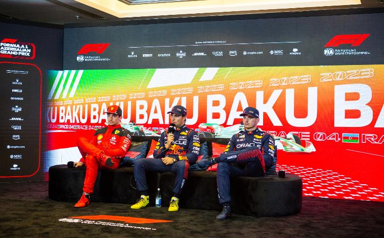 2023 Formula 1 Azərbaycan Qran Prisi çərçivəsində keçirilən Sprint yarışından sonra mətbuat konfransı keçirilib 