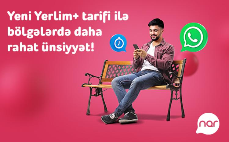 Affordable tariff for regions from "Nar": "Yerlim+" 