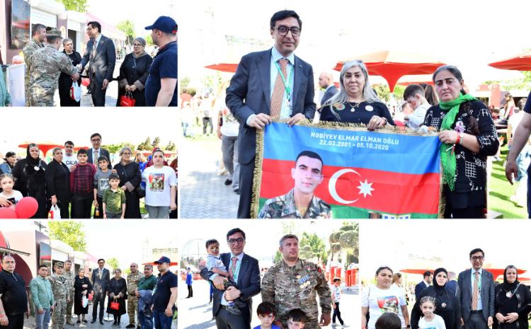 Gənclər və İdman Naziri Azərbaycan Qran Prisində şəhid ailələri və qazilərlə görüşüb 