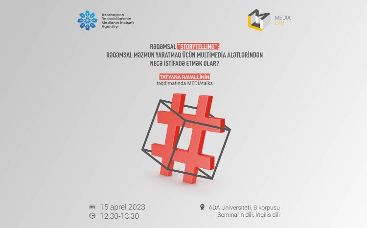 "MEDİAlab" layihəsi çərçivəsində təşkil ediləcək ilk seminara qeydiyyat başladı! 