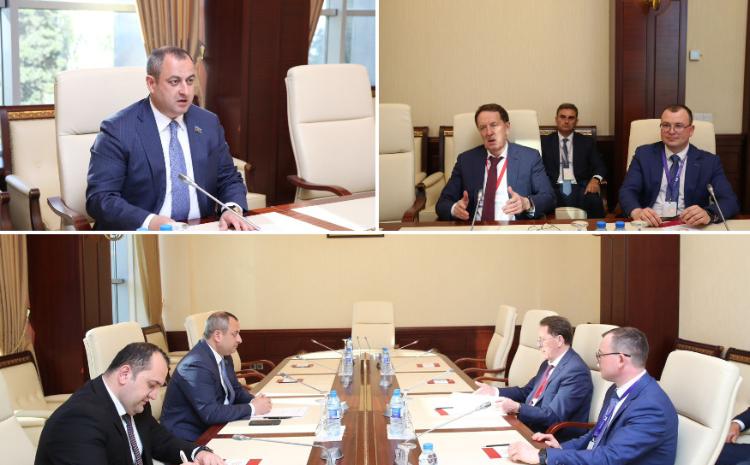 Adil Əliyev Rusiya Dövlət Dumasının sədr müavini Aleksey Qordeyev ilə görüşüb 