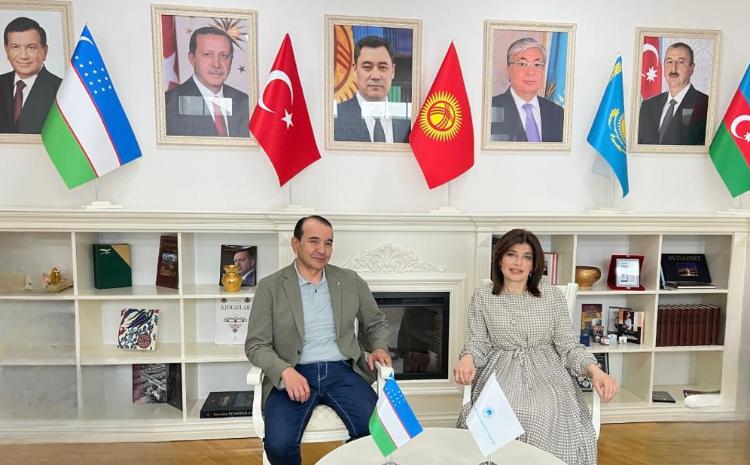 Министр культуры и туризма Узбекистана посетил Международный Фонд Тюркской Культуры и Наследия 