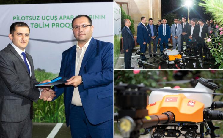 Kənd təsərrüfatı təyinatlı PUA-ların istifadəsinə dair təlimlər davam edir 