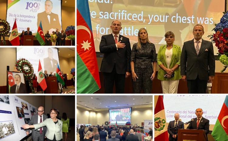 Peruda Ulu Öndərin 100 illiyi və 28 May - Müstəqillik Günü təntənəli qeyd edilib 