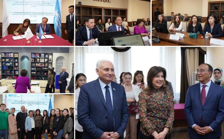 A Memorandum of Understanding was signed between the International Turkic Culture and Heritage Foundation and L.N. Gumilyov Eurasian National University 