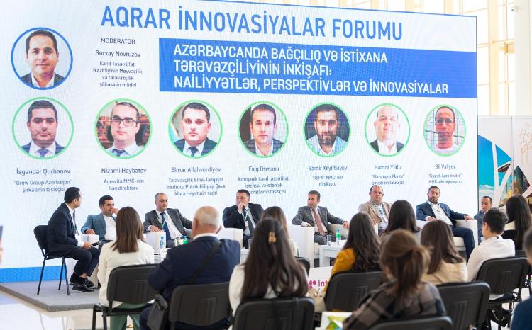 "Caspian Agro" çərçivəsində aqrar sahənin aktual mövzularına dair panel sessiyalar keçirilir 
