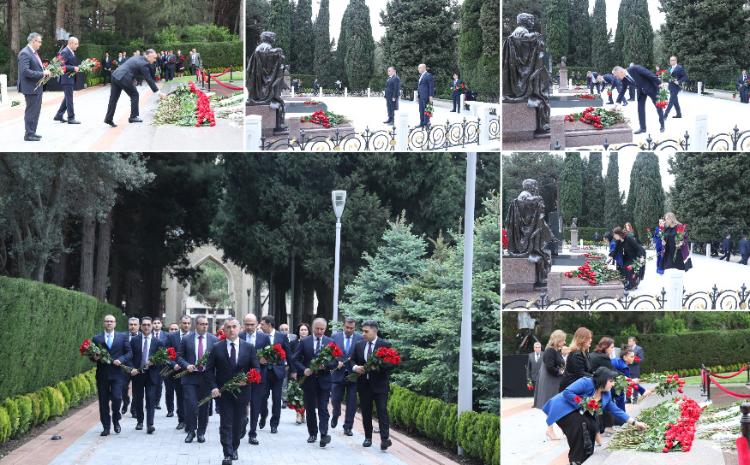 Руководство и коллектив Министерства здравоохранения почтили память великого лидера Гейдара Алиева 