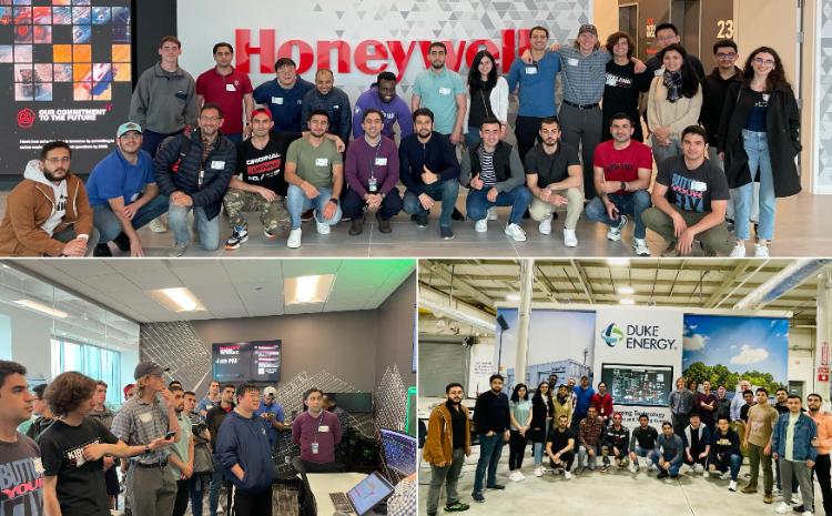 Elektrik və Elektroenergetika Mühəndisliyi proqramının tələbələri Vaşinqtondakı "Honeywell" və "Duke Enerji"yə səfər ediblər 