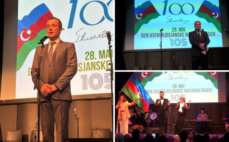 В Осло торжественно отмечены День независимости Азербайджана и 100-летний юбилей Гейдара Алиева 