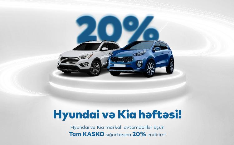 PAŞA Sığortadan "Kia" və "Hyundai" həvəskarlarına özəl Tam KASKO kampaniyası! 